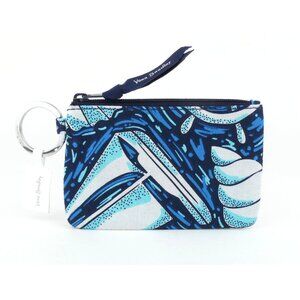 Vera Bradley Shore Enough Cotton Zip Id Case NWT